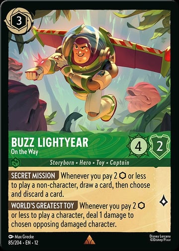 Set12-085 | Buzz Lightyear – On the Way | Rare | Foil