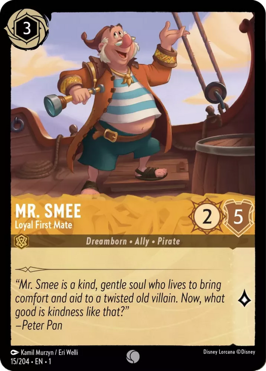 Set 1-015 | Mr. Smee - Loyal First Mate |  Common