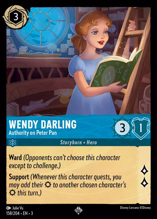 Set 3-158 | Wendy Darling - Authority on Peter Pan | Super Rare