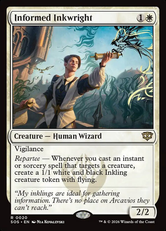 SOS-020  Informed Inkwright -EN- R (Non-Foil)