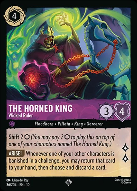 Set 10-036 | The Horned King - Wicked Ruler | Super Rare