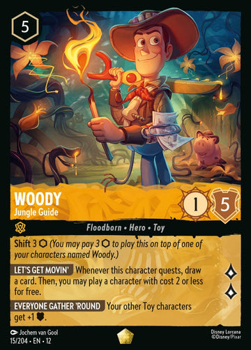 Set12-015 | Woody – Jungle Guide | Legendary | Foil