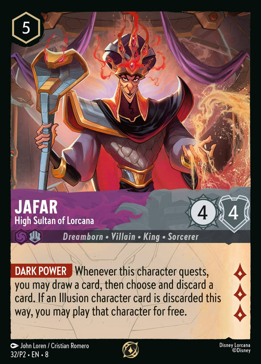 Set 8-074 | Jafar - High Sultan of Lorcana | Super Rare