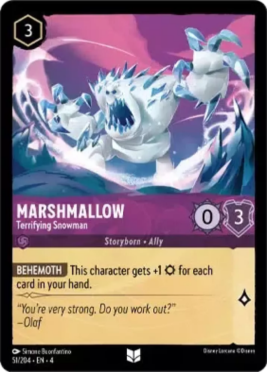 Set 4-051 | Marshmallow - Terrifying Snowman | Uncommon