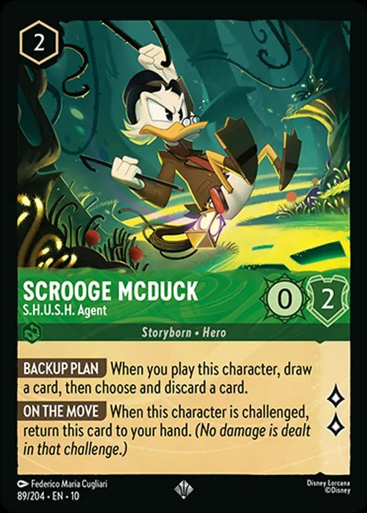 Set 10-089 | Scrooge McDuck - S.H.U.S.H. Agent | Super Rare