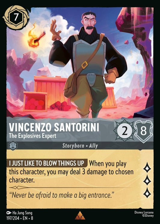 Set 8-197 | Vincenzo Santorini - The Explosives Expert | Rare