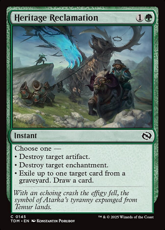 TDM-0145 | Heritage Reclamation | EN  | - | Foil
