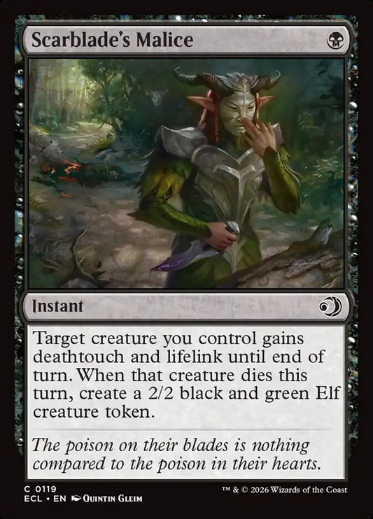 ECL-0119 | Scarblade's Malice | EN  | - | Foil