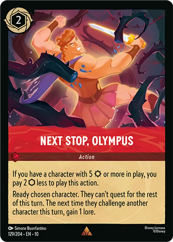 Set 10-129 | Next Stop, Olympus | Rare