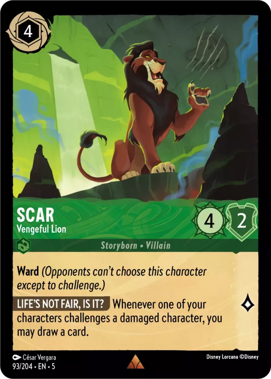 Set 5-093 | Scar - Vengeful Lion | Rare