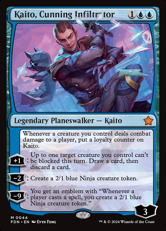FDN-0044 | Kaito, Cunning Infiltrator | EN  | - | Foil