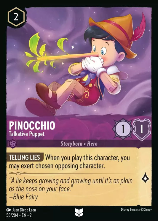 Set 2-058 | Pinocchio - Talkative Puppet | Uncommon