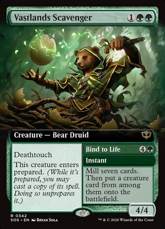 SOS-342  Vastlands Scavenger // Bind to Life -EN- R (Non-Foil)