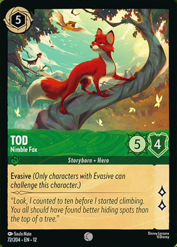 Set12-072 | Tod – Nimble Fox | Common | Foil