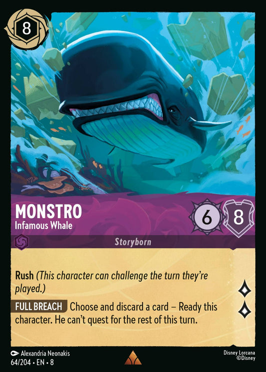 Set 8-064 | Monstro - Infamous Whale | Rare