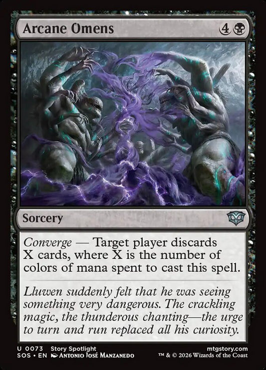 SOS-073 Arcane Omens -EN- U (Foil)