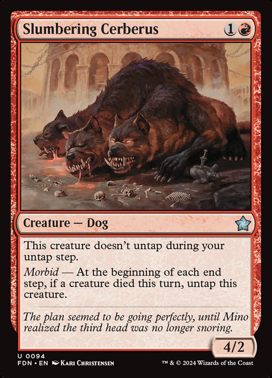 FDN-0094 | Slumbering Cerberus | EN  | - | Foil
