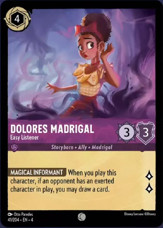 Set 4-041 | Dolores Madrigal - Easy Listener | Common