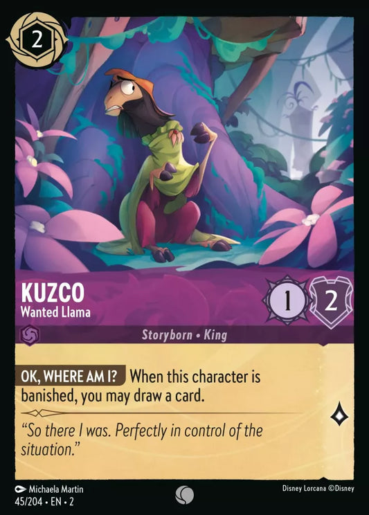 Set 2-045 | Kuzco - Wanted Llama | Common