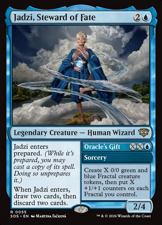 SOS-055 Jadzi, Steward of Fate // Oracle's Gift -EN- R (Foil)