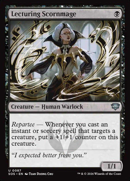SOS-087 Lecturing Scornmage -EN- U (Foil)