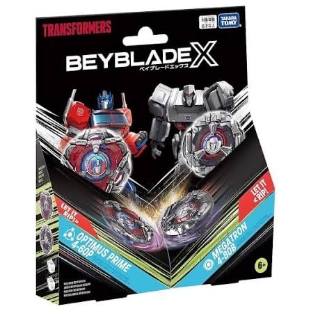 TAKARA TOMY 戰鬥陀螺X BXG-36 變形金剛 柯博文 / 密卡登 套組