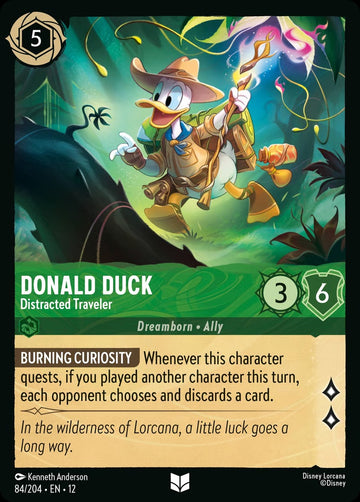 Set12-084 | Donald Duck – Distracted Traveler | Uncommon | Non-Foil
