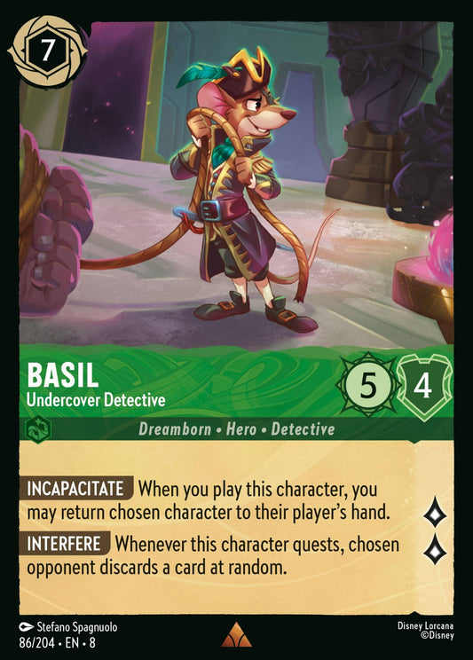Set 8-086 | Basil - Undercover Detective | Rare