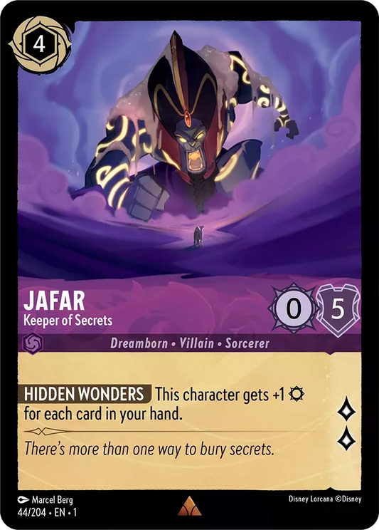 Set 1-044 | Jafar - Keeper of Secrets |  Rare