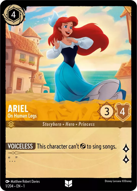 Set 1-001 | Ariel - On Human Legs |  Uncommon