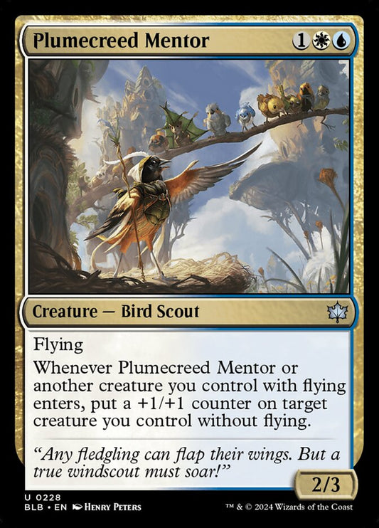 BLB-228 Plumecreed Mentor | Uncommon (EN)
