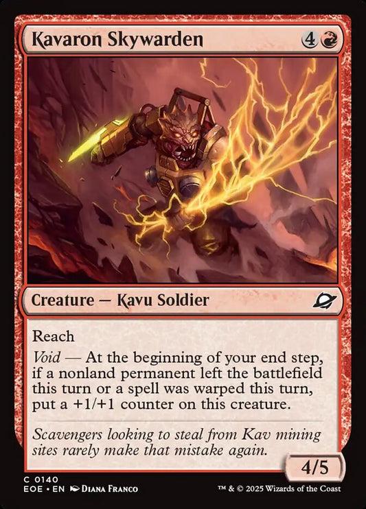 EOE-0140 | Kavaron Skywarden | EN  | - | Foil