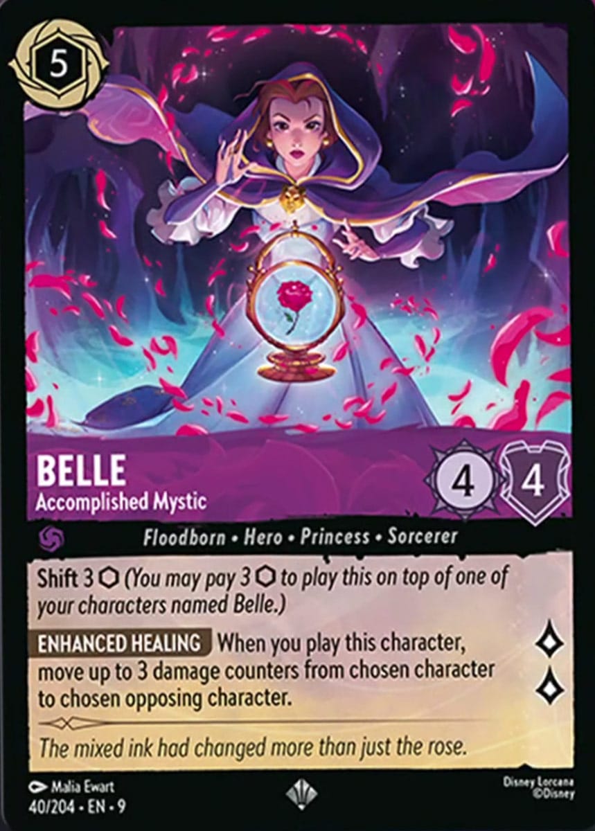 Set 9-040 | Belle - Accomplished Mystic | Super Rare