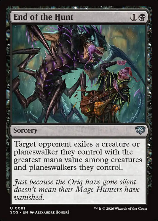 SOS-081  End of the Hunt -EN- U (Non-Foil)