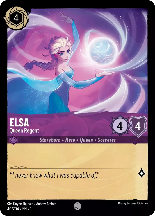 Set 1-040 | Elsa - Queen Regent |  Common