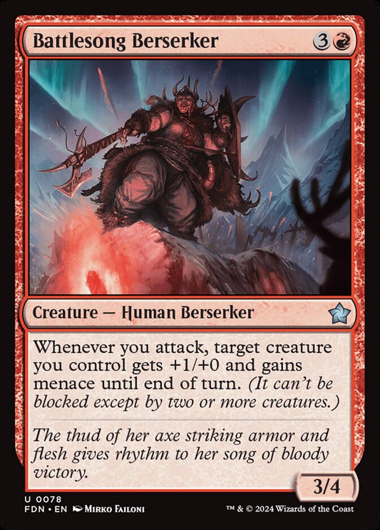 FDN-0078 | Battlesong Berserker | EN  | - | Non-Foil