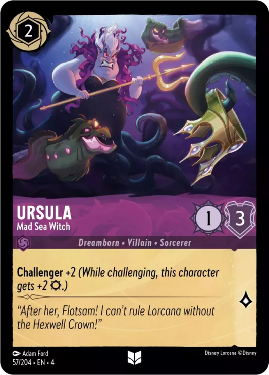 Set 4-057 | Ursula - Mad Sea Witch | Uncommon
