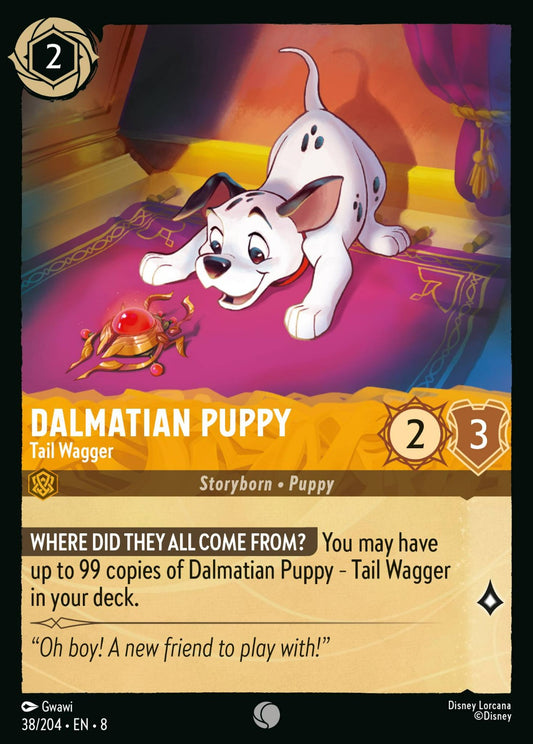 Set 8-038 | Dalmatian Puppy - Tail Wagger | Common