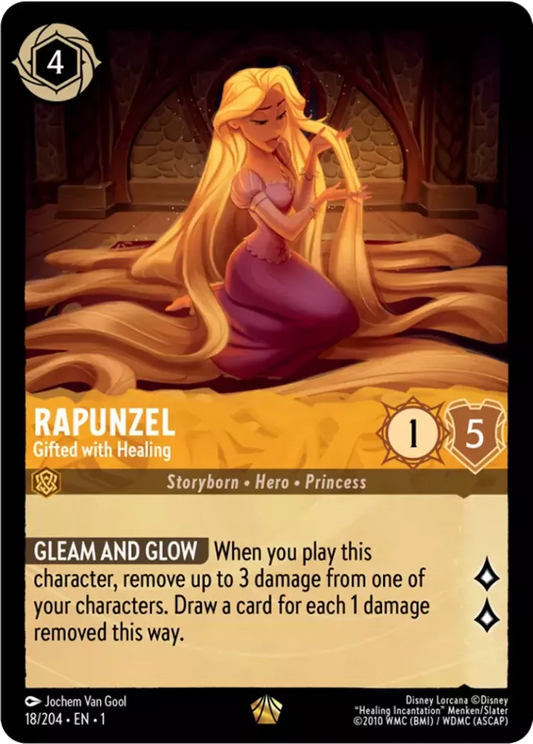 Set 1-018 | Rapunzel - Gifted with Healing |  Legendary