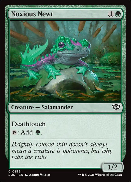 SOS-155  Noxious Newt -EN- C (Non-Foil)