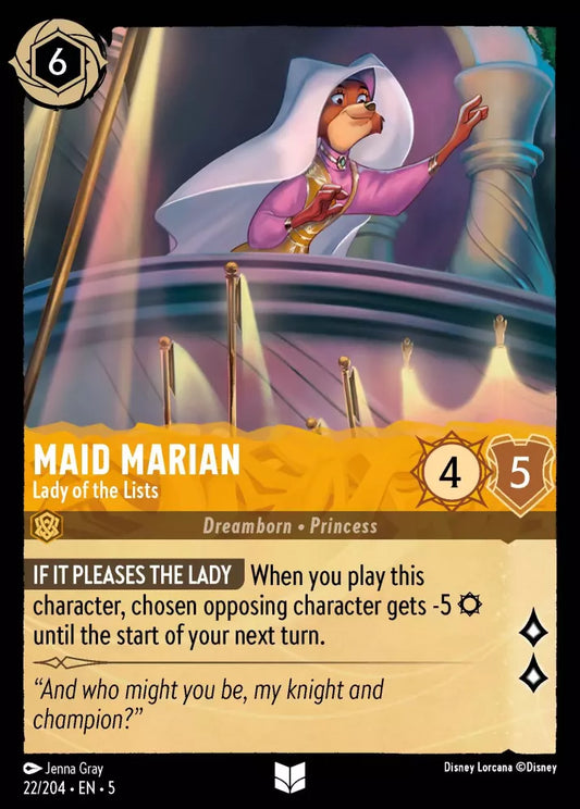Set 5-022 | Maid Marian - Lady of the Lists | Uncommon