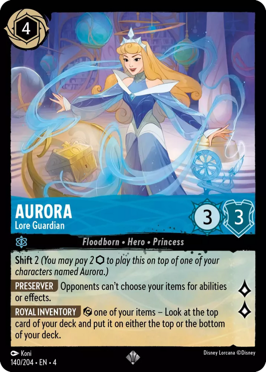 Set 4-140 | Aurora - Lore Guardian | Super Rare