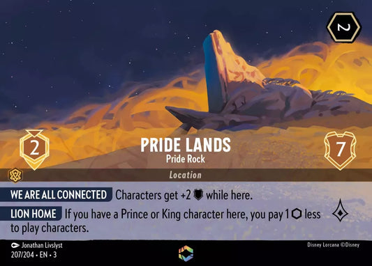 Set 3-207 | Pride Lands - Pride Rock | Enchanted