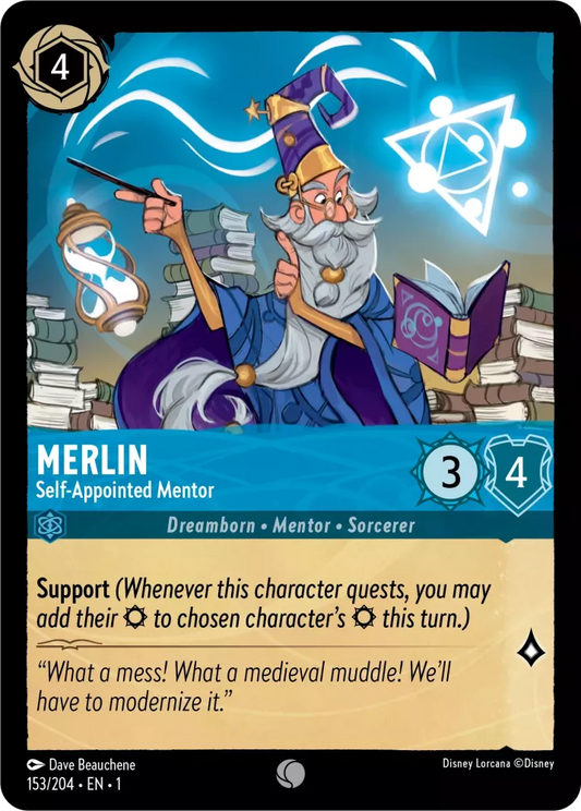 Set 1-153 | Merlin - Self-Appointed Mentor |  Common