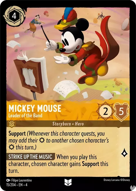 Set 4-015 | Mickey Mouse - Leader of the Band | Uncommon
