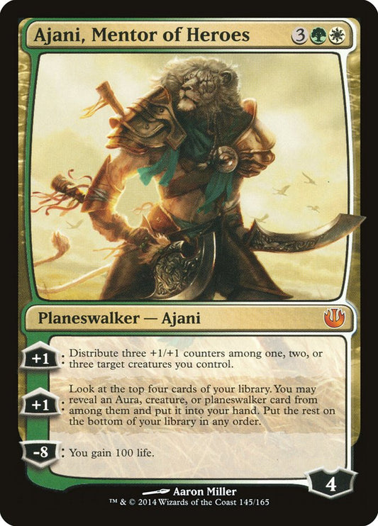 EN | Ajani, Mentor of Heroes | JOU-145 | Mythic Rare
