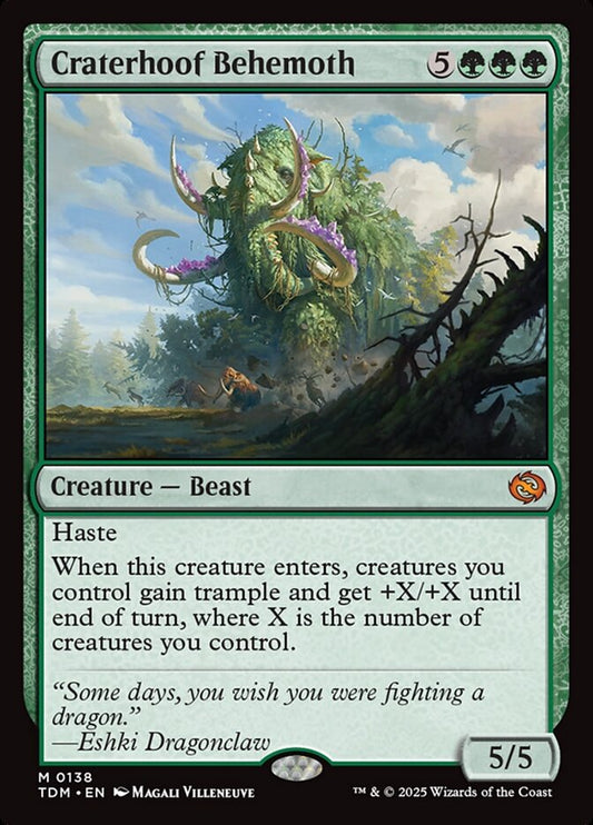 TDM-0138 | Craterhoof Behemoth | EN  | - | Foil
