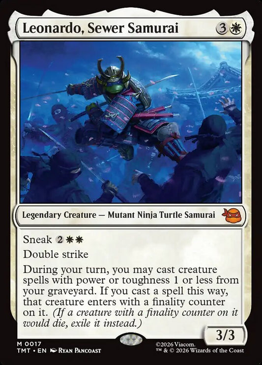 TMT-0017 | Leonardo, Sewer Samurai | EN  | - | Foil