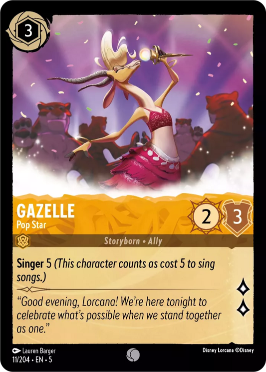Set 5-011 | Gazelle - Pop Star | Common