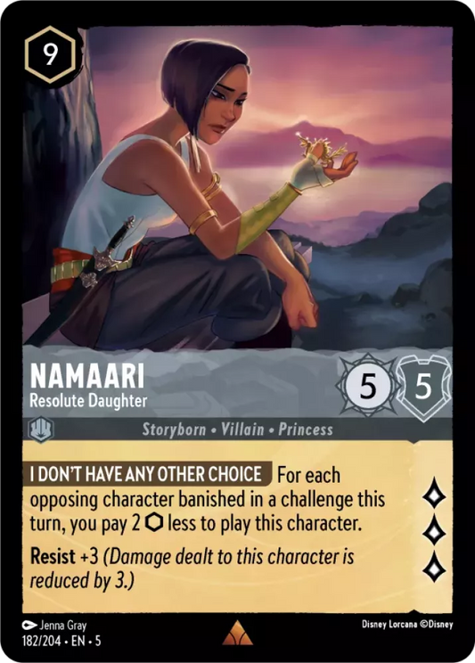 Set 5-182 | Namaari - Resolute Daughter | Rare